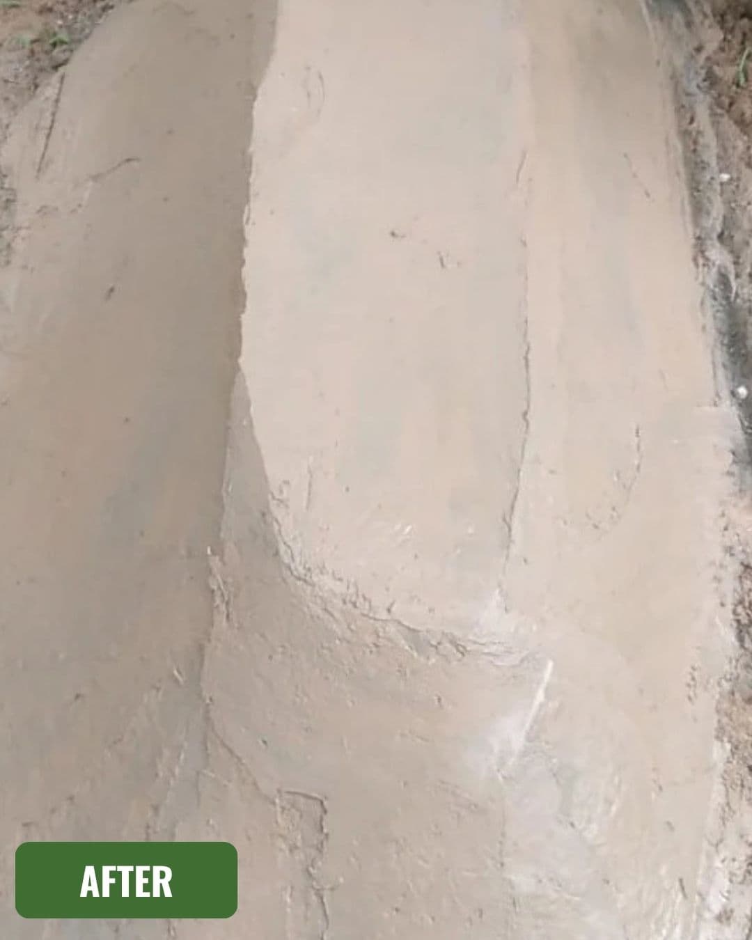 Grave after cleaning in Rawalpindi